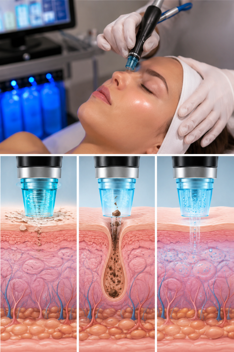 HydraFacial Vortex-Fusion technology at IUVENTUS